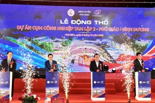 Bình Dương động thổ xây cụm công nghiệp xanh vốn đầu tư 1.000 tỷ đồng