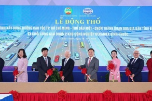 Động thổ cao tốc TP.HCM - Thủ Dầu Một - Chơn Thành đoạn qua Bình Phước