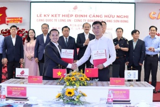 Cảng Long An hợp tác với SPG Bohaiwan Port và Bohwa Shiping để mở rộng mạng lưới logistics