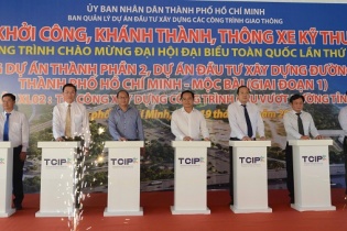 TP.HCM đồng loạt khởi công các dự án giao thông trọng điểm 