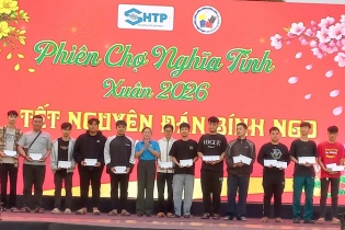 Phiên chợ nghĩa tình - Xuân 2026, mang Tết ấm áp đến người lao động Khu công nghệ cao TP.HCM
