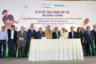 NutiFood bắt tay Greg Norman đưa cà phê Việt xuất khẩu