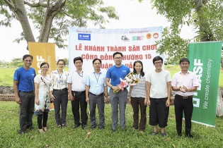 BASF tài trợ xây dựng 4 sân chơi, phục vụ hơn 12,000 trẻ em