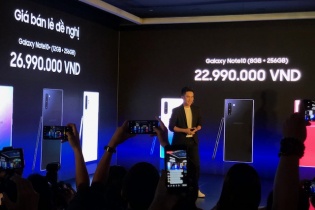 Samsung Galaxy Note 10 và 10 Plus có giá bán 26,9 triệu và 22,99 triệu đồng tại Việt Nam