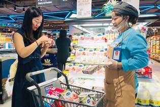 Sữa chua Vinamilk đã có mặt tại siêu thị thông minh Hema của Alibaba tại Trung Quốc