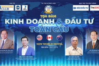 Tọa đàm “Kinh doanh và đầu tư toàn cầu” khai mạc vào 26/11/2019 tại TP.HCM