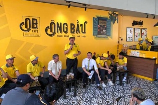 Cà phê Ông Bầu tham vọng mở 10.000 quán