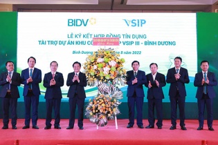 BIDV và VSIP ký Hợp đồng tín dụng tài trợ xây dựng VSIP III – Bình Dương