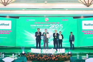 Nutifood được trao danh hiệu Doanh nghiệp xanh TP.HCM 2025