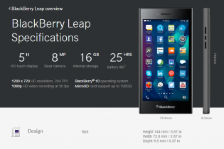 BlackBerry Leap sắp lên kệ với giá 6,5 triệu đồng 