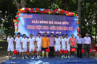Giải bóng đá giao hữu Vedan - Liên quân Báo chí