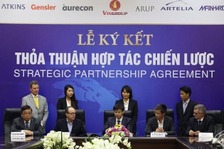 Vingroup ký thỏa thuận chiến lược với 8 đối tác xây dựng hàng đầu thế giới