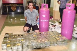 Phá vụ án ma tuý lớn nhất từ trước đến nay: 500 bánh heroin trong bình ga công nghiệp