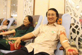 Người Hapro tích cực hưởng ứng ngày hội hiến máu tình nguyện