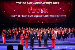 FECON lần thứ 3 vào TOP 100 Giải thưởng Sao vàng Đất Việt