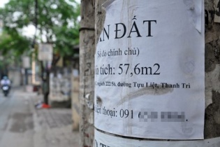 Đất thổ cư: Giá giảm sâu, giao dịch chậm