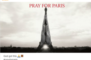 Biểu tượng "Pray for Paris" tràn ngập trên mạng xã hội Facebook, Twitter