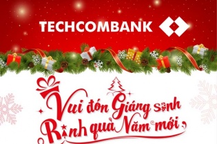 Tận hưởng mùa Giáng sinh với quà tặng tại Fanpage Facebook Techcombank