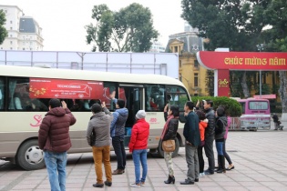 Techcombus đưa đón CBNV Techcombank về quê đón Tết