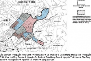 Chi tiết quy hoạch mở rộng và 5 phân khu thuộc trung tâm TP.HCM