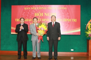 Ông Phan Đình Trạc chính thức nhậm chức Trưởng Ban Nội chính Trung ương