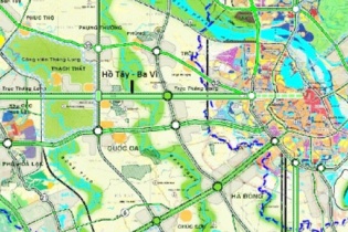 Hà Nội: Điều chỉnh cục bộ quy hoạch phân khu đô thị thuộc trục Hồ Tây - Ba Vì