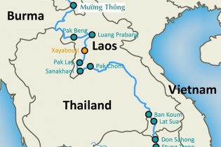 [Infographics] Các đập thủy điện trên dòng chính sông Mekong