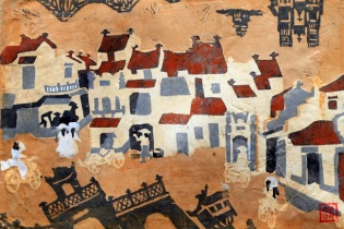 Dáng hình Tổ quốc qua nét khắc của Trần Nguyên Đán