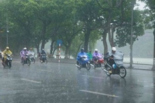 Dự báo thời tiết hôm nay: Mưa dông diện rộng tại miền Bắc