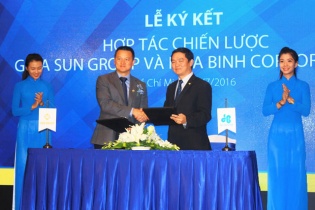 Sun Group bắt tay hợp tác chiến lược với Hòa Bình Corp