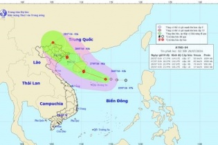 Áp thấp nhiệt đới có thể mạnh lên thành bão 