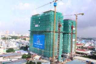 Đất Xanh cất nóc khu căn hộ cao cấp Luxcity sớm hơn dự kiến