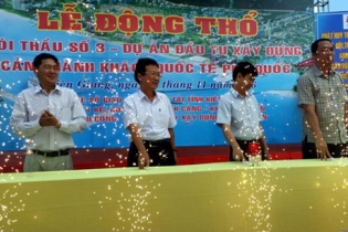 Khởi công gói thầu số 3 có tổng mức đầu tư 700 tỷ đồng thuộc Cảng hành khách quốc tế Phú Quốc