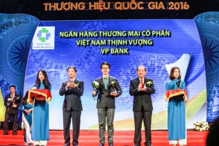 VPBank - Ngân hàng TMCP duy nhất đạt Thương hiệu Quốc gia năm 2016