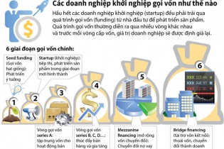 [Infographic] Các doanh nghiệp khởi nghiệp gọi vốn như thế nào?