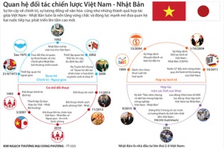 [Infographic] Quan hệ đối tác chiến lược Việt Nam - Nhật Bản