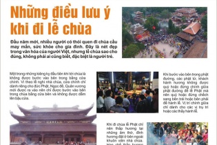 [Infographic] Những điều lưu ý khi đi lễ chùa đầu năm