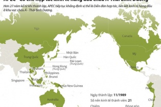 [Infographic] APEC - Cơ chế hợp tác kinh tế hàng đầu châu Á-Thái Bình Dương