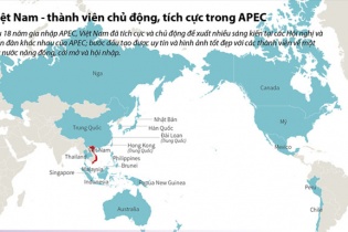 [Infographic] Việt Nam - thành viên chủ động, tích cực trong APEC