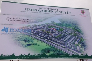 Đầu tư hơn 2.000 tỷ đồng xây dựng dự án Times Garden Vĩnh Yên trên diện tích 27 ha