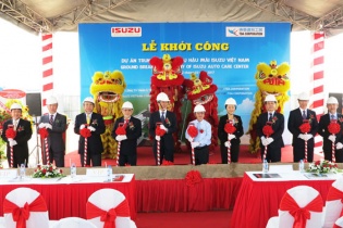 Isuzu Việt Nam khởi công xây dựng trung tâm dịch vụ hậu mãi tại Khu công nghiệp Tân Phú Trung