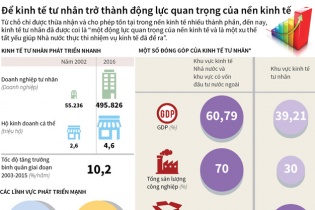 [Infographic] Để kinh tế tư nhân trở thành động lực quan trọng của nền kinh tế