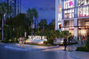 Bidhomes The Garden Hill  99 Trần Bình thi công vượt tiến độ, hoàn thành cất nóc tòa A 