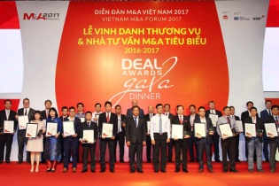 Diễn đàn M&A Việt Nam 2017: Vinh danh thương vụ và nhà tư vấn M&A tiêu biểu