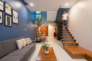 Xây nhà 3 tầng "sang chảnh" như mơ ước chỉ với 700 triệu đồng