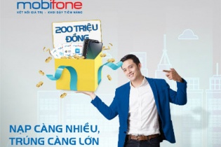 Nạp thẻ, săn iPhone X từ MobiFone