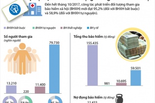 [Infographic] Đẩy mạnh phát triển đối tượng tham gia bảo hiểm xã hội