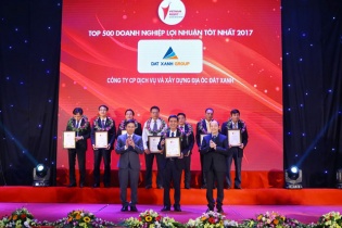 Đất Xanh lọt Top các doanh nghiệp có lợi nhuận tốt nhất Việt Nam 2017
