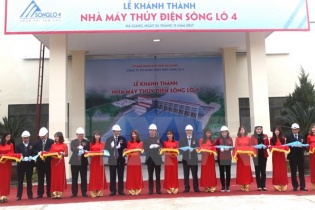 Khánh thành Nhà máy Thủy điện sông Lô 4, tổng vốn đầu tư 720 tỷ đồng