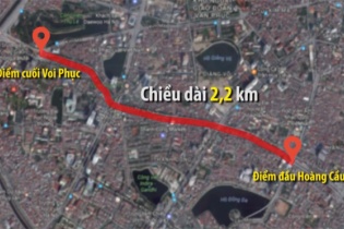 Chính phủ phê duyệt chủ trương đầu tư xây dựng đường vành đai 1 Hà Nội đoạn Hoàng Cầu - Voi Phục